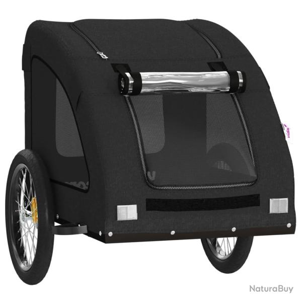 Remorque chariot transport de v�lo pour animaux de compagnie noir 02_0044216