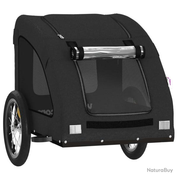 Remorque chariot transport de v�lo pour animaux de compagnie noir 02_0044219