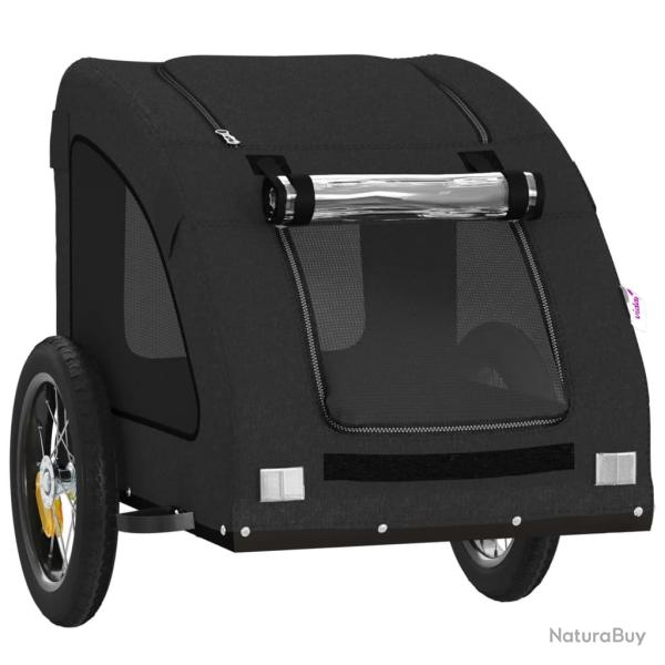 Remorque chariot transport de v�lo pour animaux de compagnie noir 02_0044213