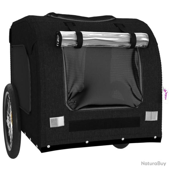 Remorque chariot transport de v�lo pour animaux de compagnie noir 02_0044226