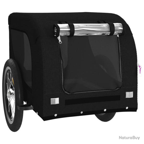 Remorque chariot transport de v�lo pour animaux de compagnie noir 02_0044212