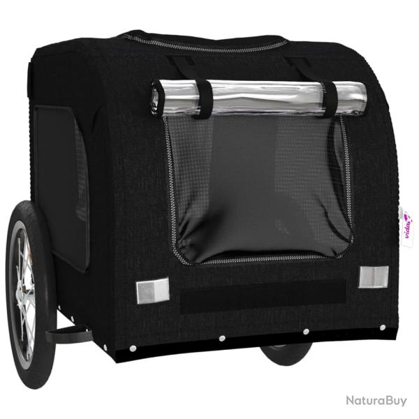 Remorque chariot transport de v�lo pour animaux de compagnie noir 02_0044224
