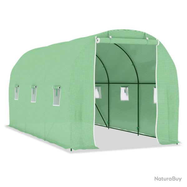Serre tente abri plante fleur l�gumes 9 m� 4,5 x 2 x 2 m vert 02_0044458