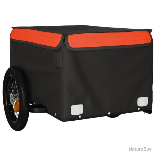 Remorque chariot transport de v�lo 30 kg fer Orange 02_0044154