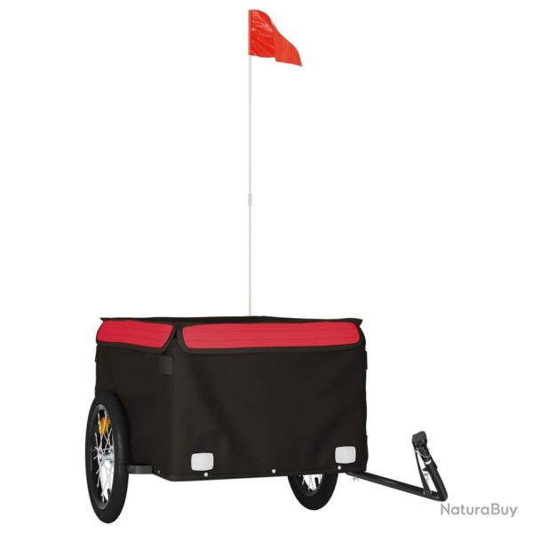 Remorque chariot transport de v�lo 45 kg fer rouge 02_0044183