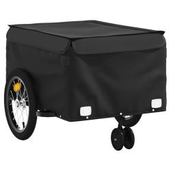 Remorque chariot transport de v&eacute;lo 45 kg fer noir 02_0044081