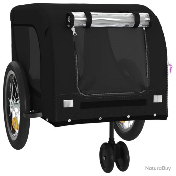 Remorque chariot transport de v�lo pour animaux de compagnie noir 02_0044223