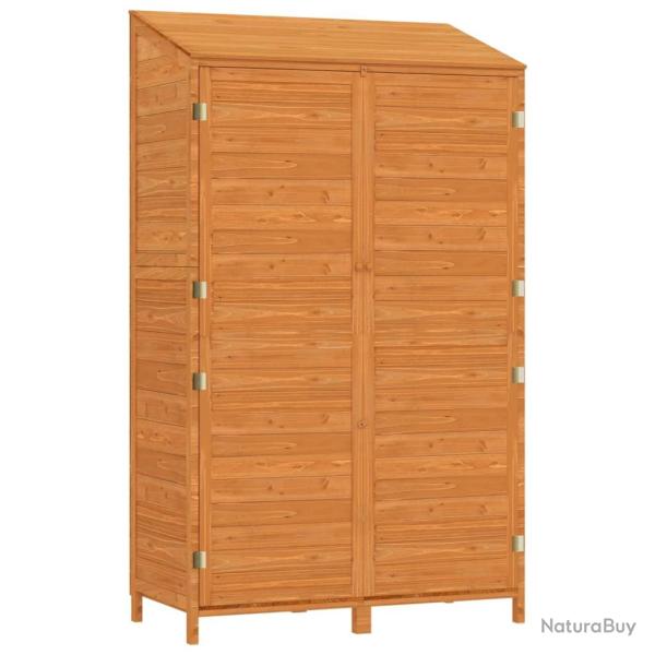 Remise de jardin 102 x 52 x 174,5 cm bois de sapin solide marron 02_0044045