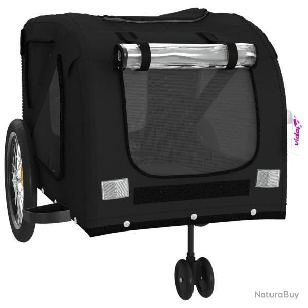 Remorque chariot transport de v�lo pour animaux de compagnie noir 02_0044230