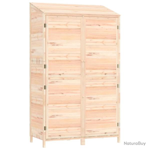 Remise de jardin 102 x 52 x 174,5 cm bois de sapin solide marron 02_0044043