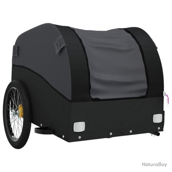 Remorque chariot transport de v�lo 45 kg fer noir 02_0044076