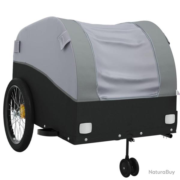 Remorque chariot transport de v�lo 45 kg fer gris 02_0044122