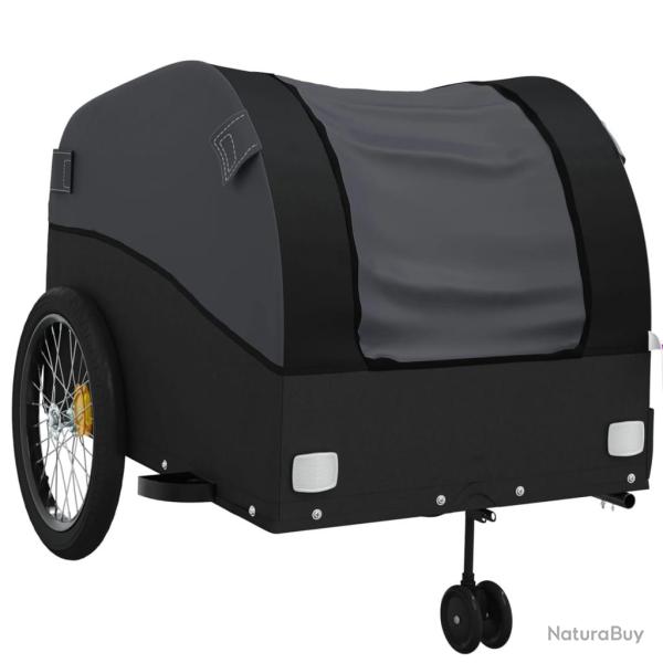 Remorque chariot transport de v�lo 45 kg fer noir 02_0044082