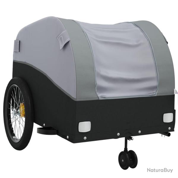 Remorque chariot transport de v�lo 45 kg fer gris 02_0044118