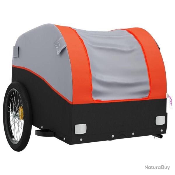 Remorque chariot transport de v�lo 45 kg fer Orange 02_0044158