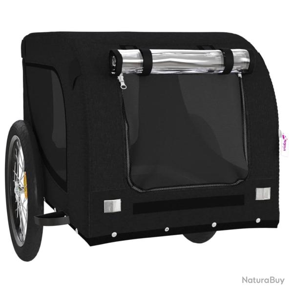 Remorque chariot transport de v�lo pour animaux de compagnie noir 02_0044225