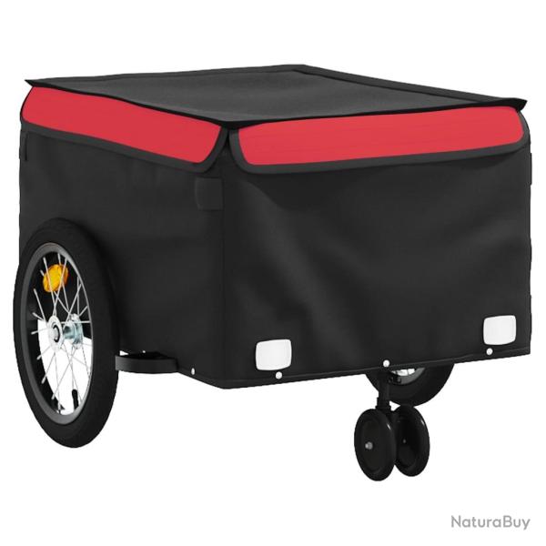 Remorque chariot transport de v�lo 45 kg fer rouge 02_0044182