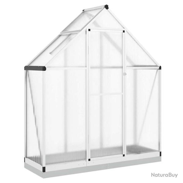 Serre tente abri plante fleur l�gumes avec cadre de base argent� 169 x 58 x 202 cm aluminium Argent