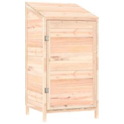 Remise de jardin 55 x 52 x 112 cm bois de sapin solide marron 02_0044047