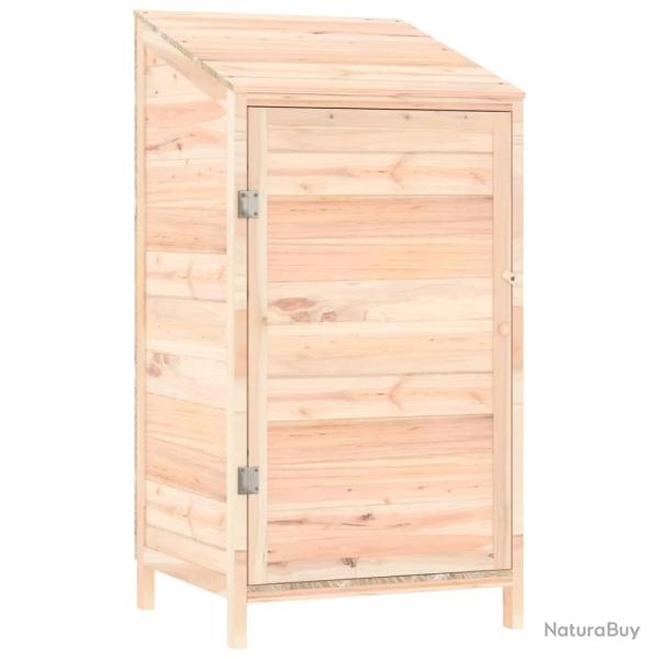 Remise de jardin 55 x 52 x 112 cm bois de sapin solide marron 02_0044047