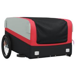 Remorque chariot transport de v&eacute;lo 45 kg fer rouge 02_0044178