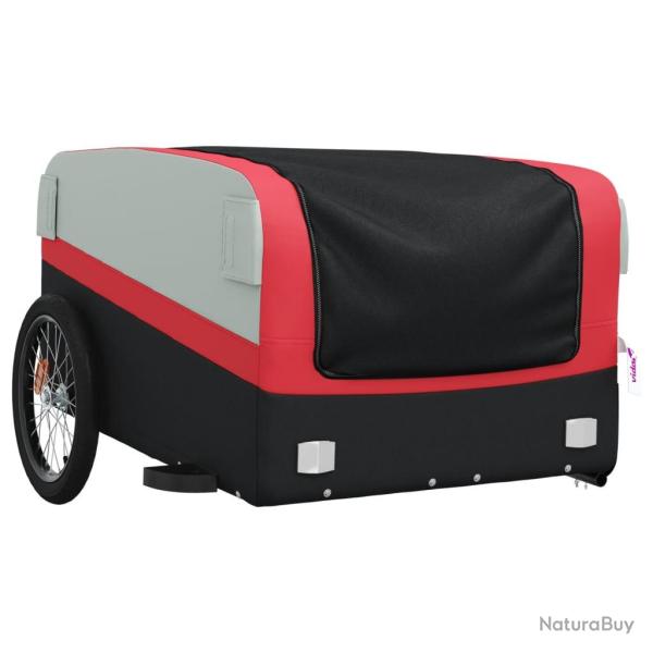 Remorque chariot transport de v�lo 45 kg fer rouge 02_0044178