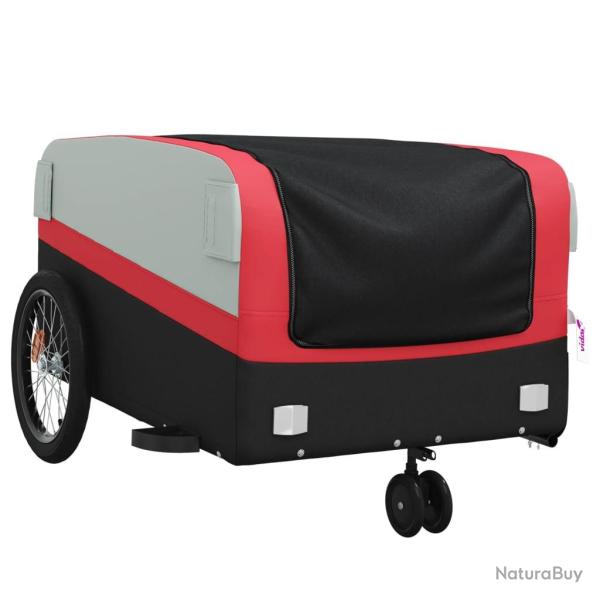 Remorque chariot transport de v�lo 45 kg fer rouge 02_0044179