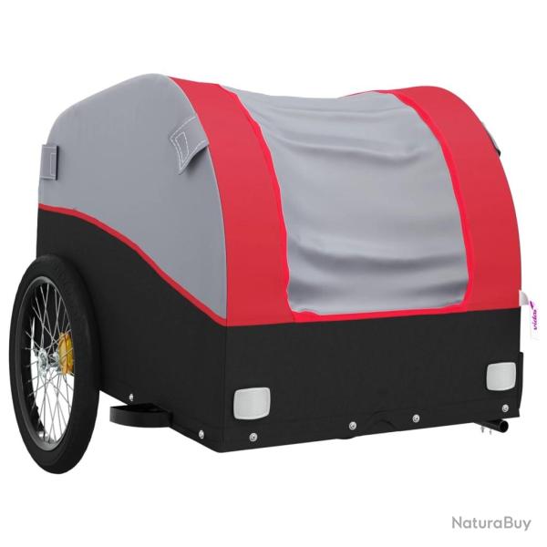 Remorque chariot transport de v�lo 45 kg fer rouge 02_0044184