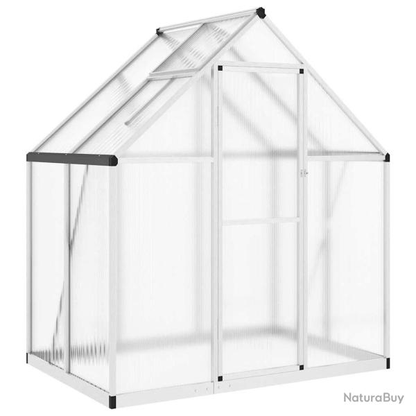 Serre tente abri plante fleur l�gumes avec cadre de base argent 169 x 114 x 195 cm aluminium Argent