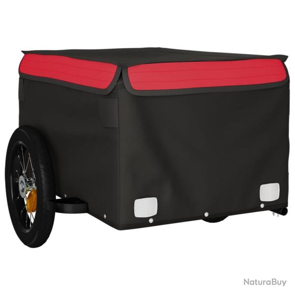 Remorque chariot transport de v�lo 30 kg fer rouge 02_0044170