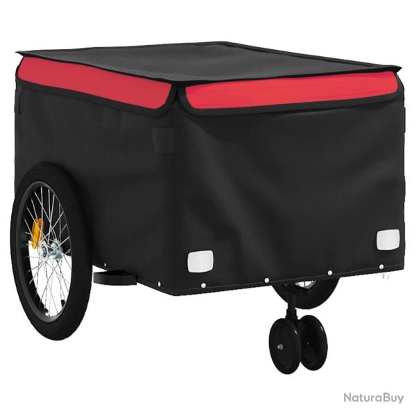 Remorque chariot transport de v�lo 45 kg fer rouge 02_0044185
