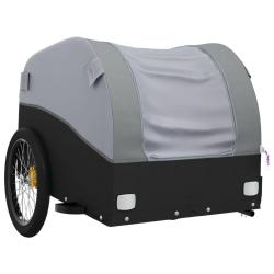 Remorque chariot transport de v&eacute;lo 45 kg fer gris 02_0044112