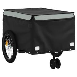 Remorque chariot transport de v&eacute;lo 45 kg fer gris 02_0044113