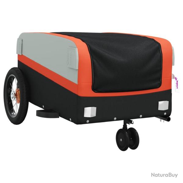 Remorque chariot transport de v�lo 30 kg fer Orange 02_0044155