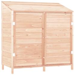 Remise de jardin 102 x 52 x 112 cm bois de sapin solide marron 02_0044039