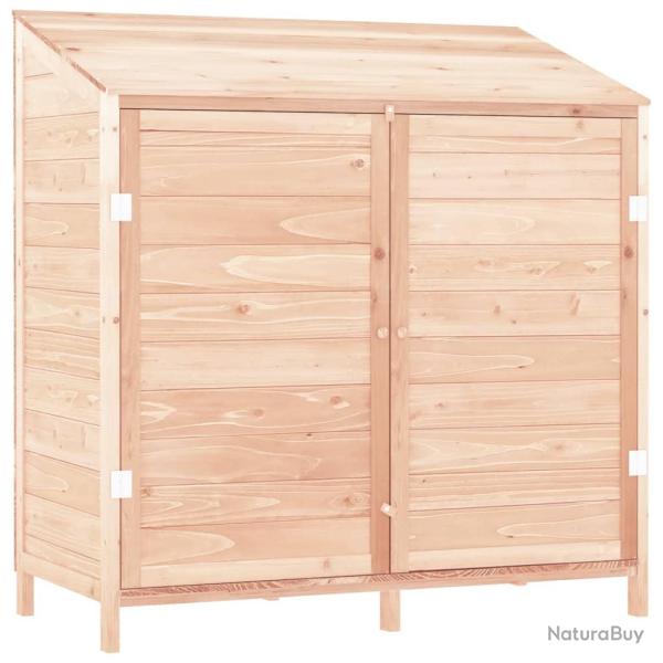 Remise de jardin 102 x 52 x 112 cm bois de sapin solide marron 02_0044039