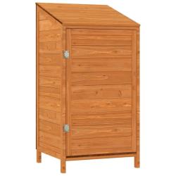 Remise de jardin 55 x 52 x 112 cm bois de sapin solide marron 02_0044050