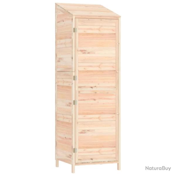 Remise de jardin 55 x 52 x 174,5 cm bois de sapin solide marron 02_0044051