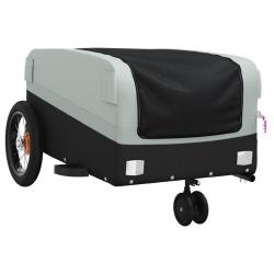 Remorque chariot transport de v&eacute;lo 30 kg fer gris 02_0044093