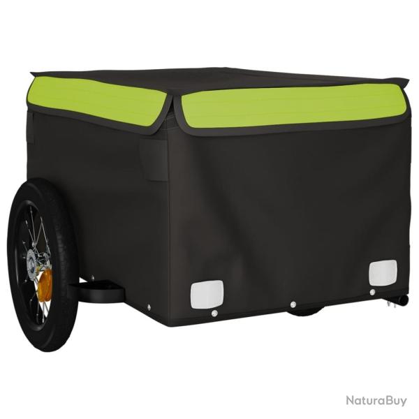Remorque chariot transport de v�lo 30 kg fer vert 02_0044095