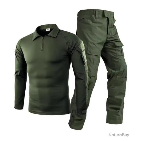 Uniforme tactique, combinaison de Camouflage (vert Arme)