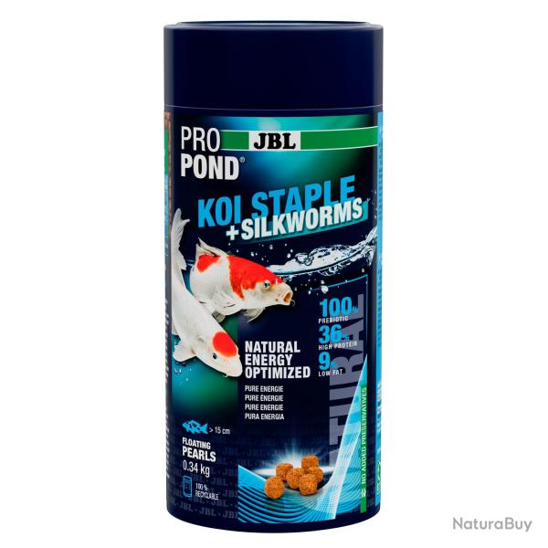 PROPOND KOI STAPLE + SILKWORM 0.34KGS