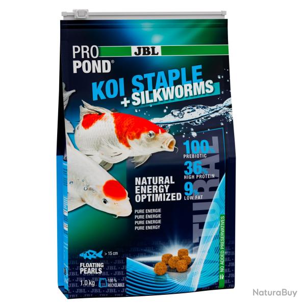 PROPOND KOI STAPLE + SILKWORM 1KG