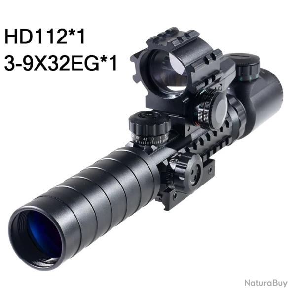 Vis�e optique pour fusil d'ext�rieur-**3-9x32EG and HD112