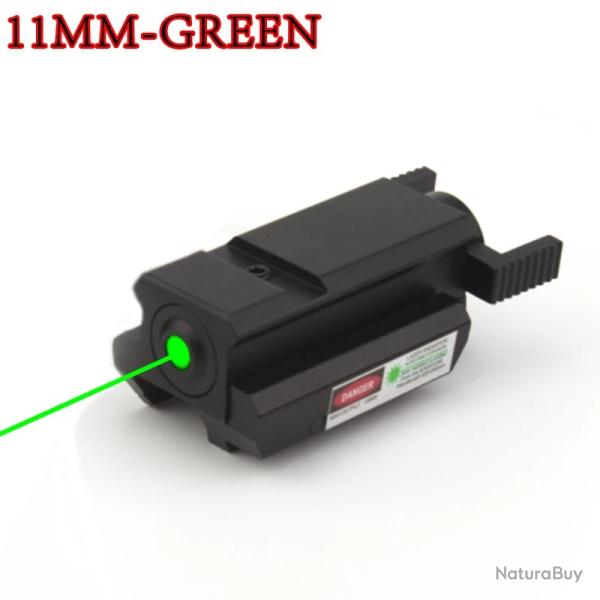 Pistolet Laser Sight DulLaser -** GREEN-11MM LIVRAISON GRATUITE !!