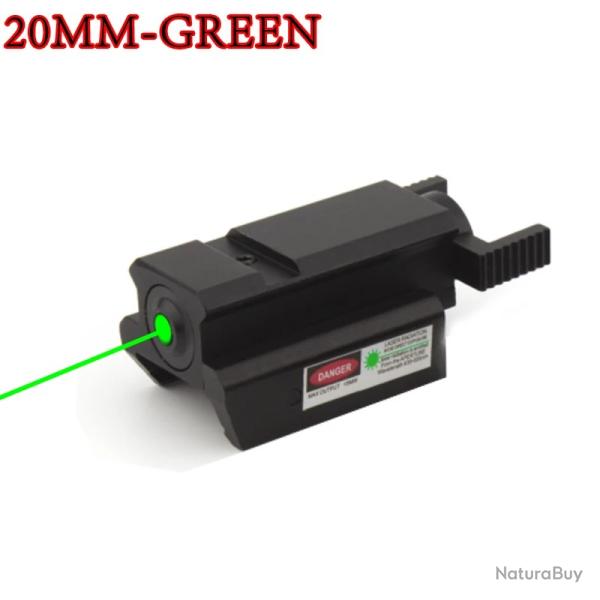 Pistolet Laser Sight DulLaser -**GREEN-20MM LIVRAISON GRATUITE !!