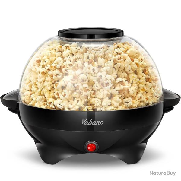 MACHINE A POPCORN ROUGE CAPACITE 5 LITRES CINEMA POP-CORN MAKER NOIRE NEUVE