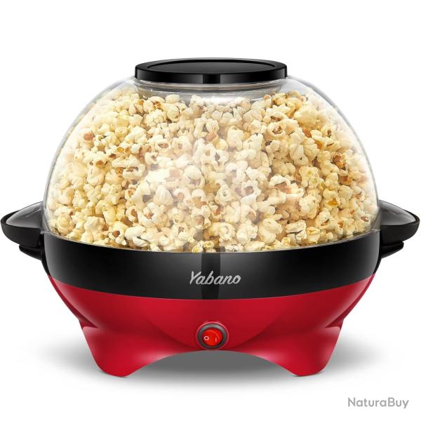 MACHINE A POPCORN ROUGE CAPACITE 5 LITRES CINEMA POP-CORN MAKER ROUGE NEUVE