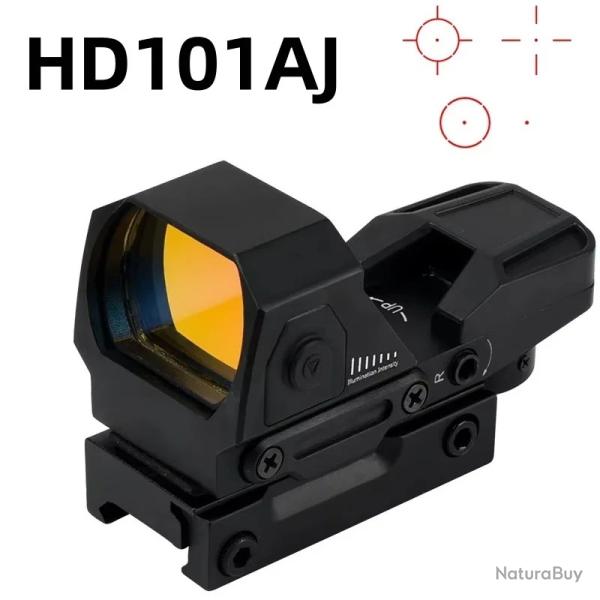 Vis�e ext�rieure Portable holographique tactique � 4 r�ticules -**HD101AJ 20m  LIVRAISON GRATUITE !!