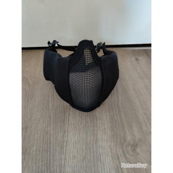 BAS DE VISAGE GRILLAGE NOIR